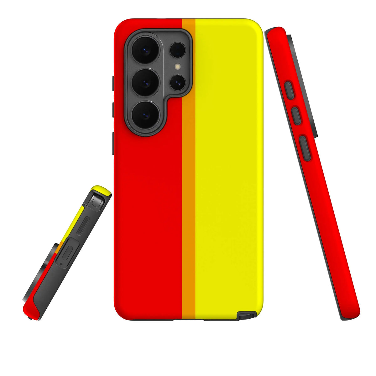 Rainbow Series Red Yellow — Tough Case for Samsung — Three Quarter — Finnaij