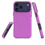 Rainbow Series Violet — Magsafe Tough Case for iPhone — Three Quarter — Finnaij