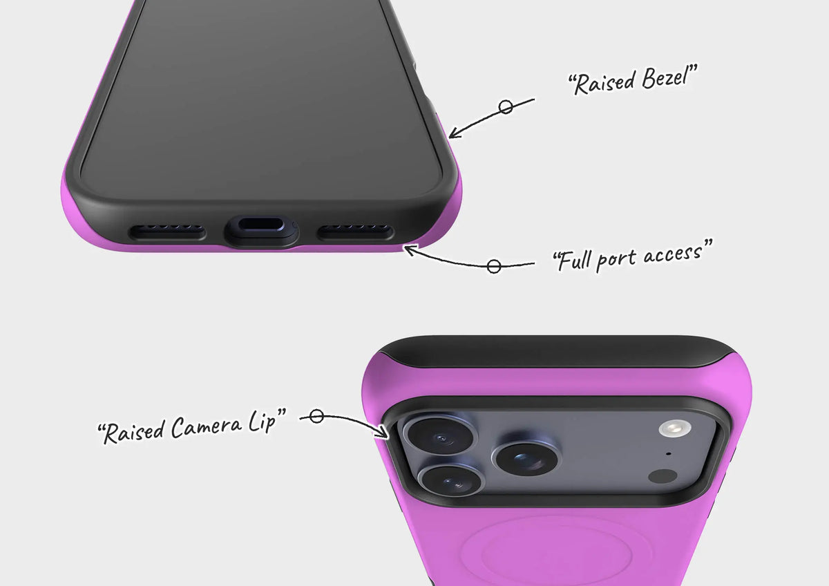 Rainbow Series Violet — Magsafe Tough Case for iPhone — Finnaij
