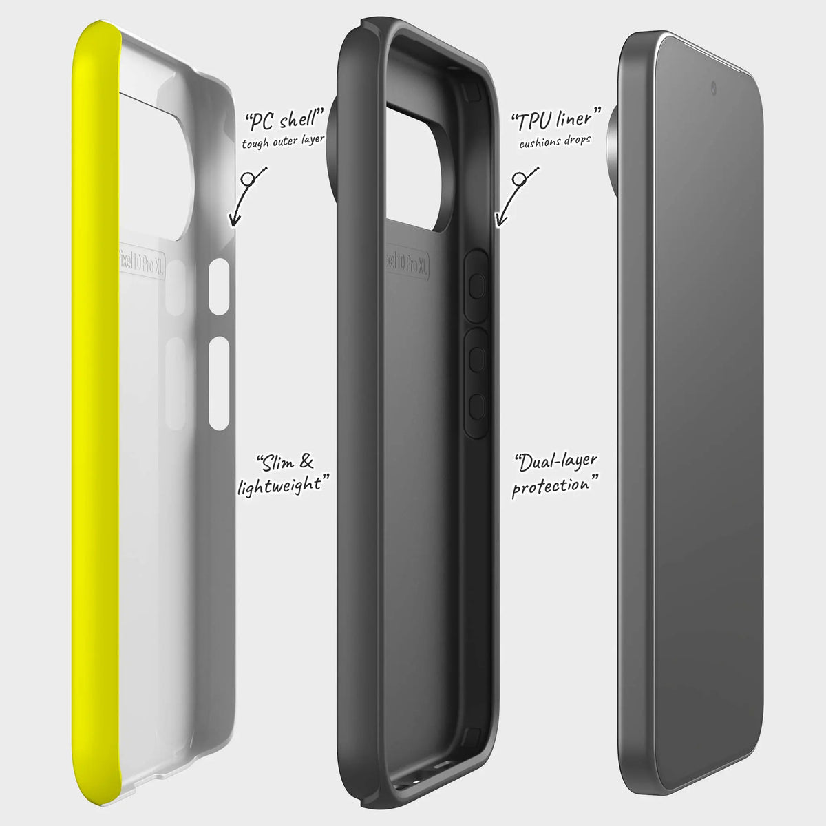 Rainbow Series Yellow — Tough Case for Google — Finnaij