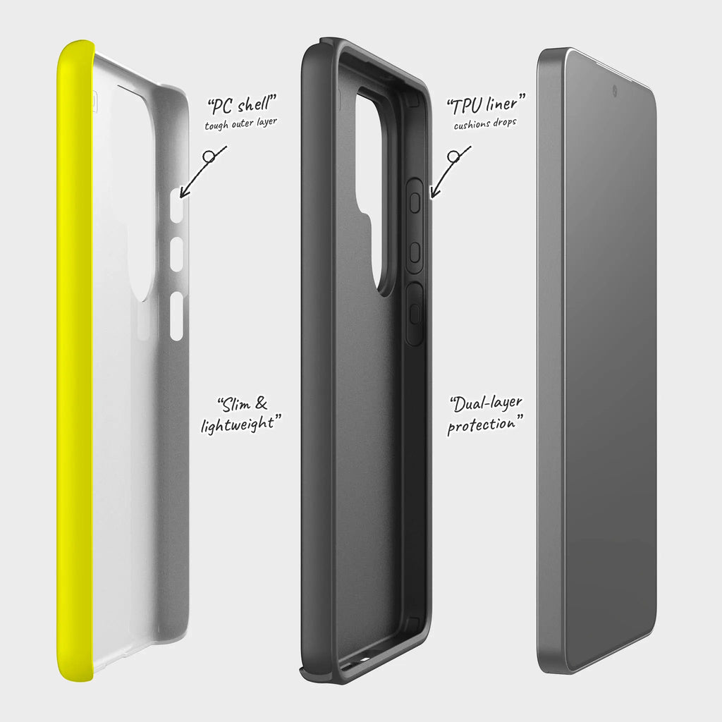 Rainbow Series Yellow — Tough Case for Samsung — Finnaij