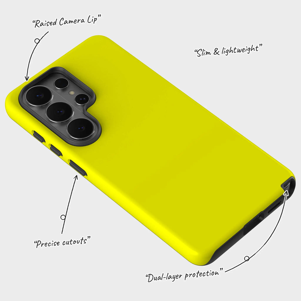 Rainbow Series Yellow — Tough Case for Samsung — Finnaij