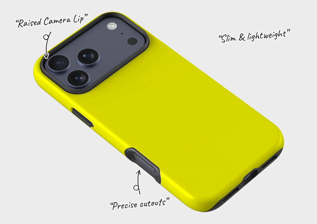 Rainbow Series Yellow — Tough Case for iPhone — Finnaij