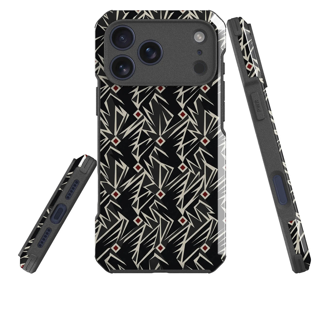 Raven & Oya — Impact Armour MagSafe Case for iPhone — Three Quarter — Finnaij