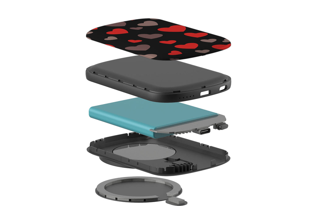 Red Hearts - MagSafe CHARGEPOD