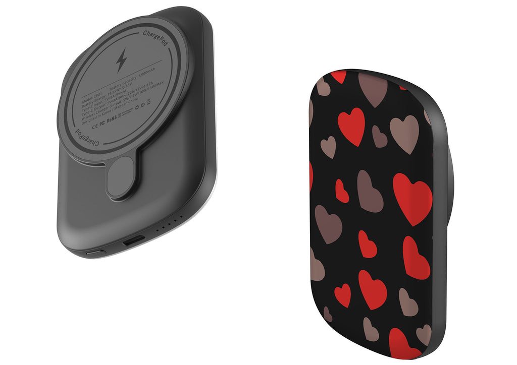 Red Hearts - MagSafe CHARGEPOD
