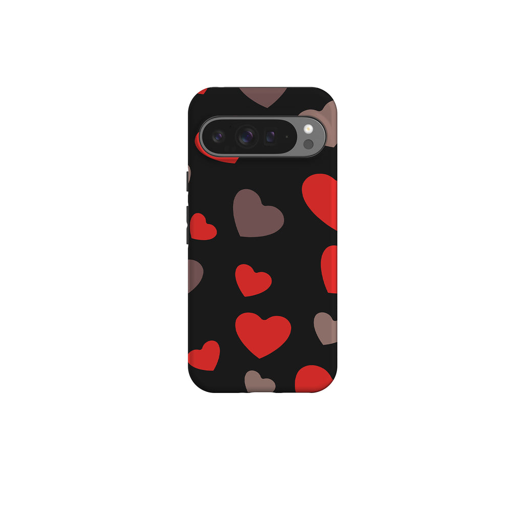 Red Hearts Tough Case for Google Pixel — Finnaij