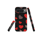 Red Hearts Tough Case for Google Pixel — Finnaij