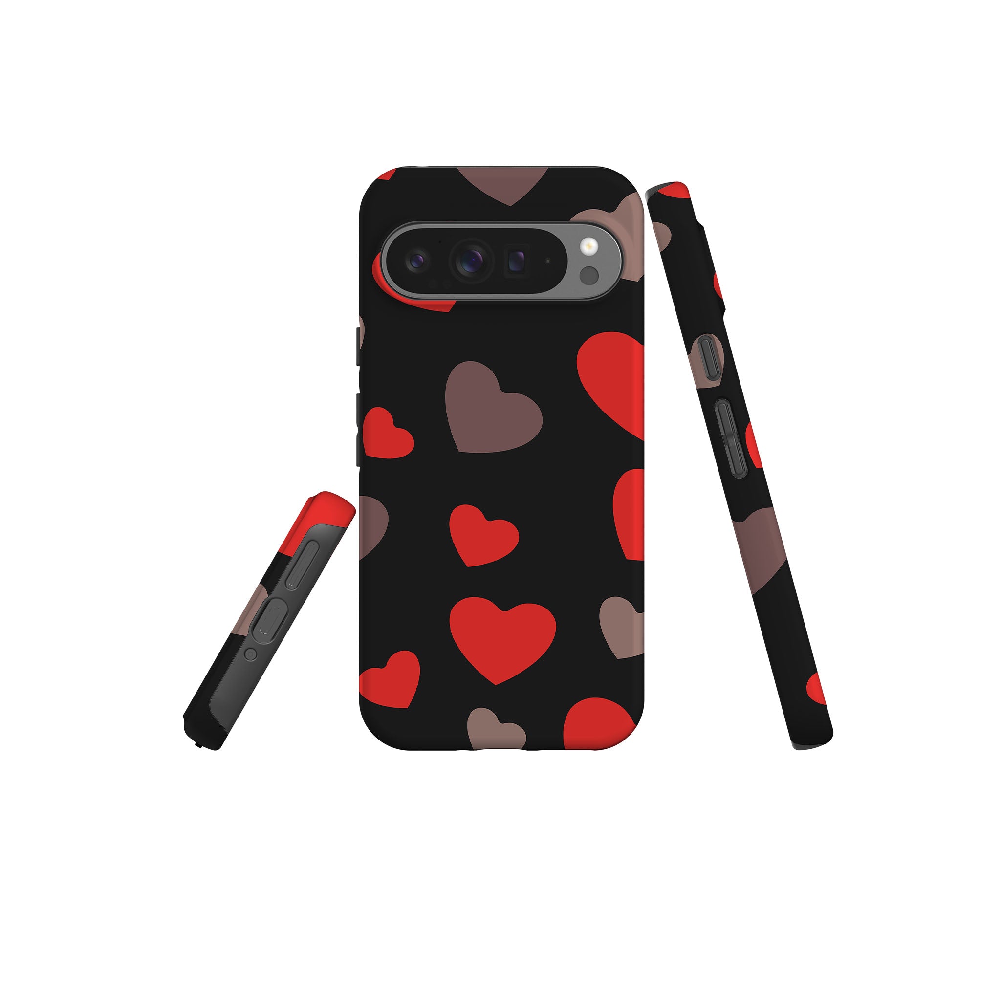Red Hearts Tough Case for Google Pixel — Finnaij
