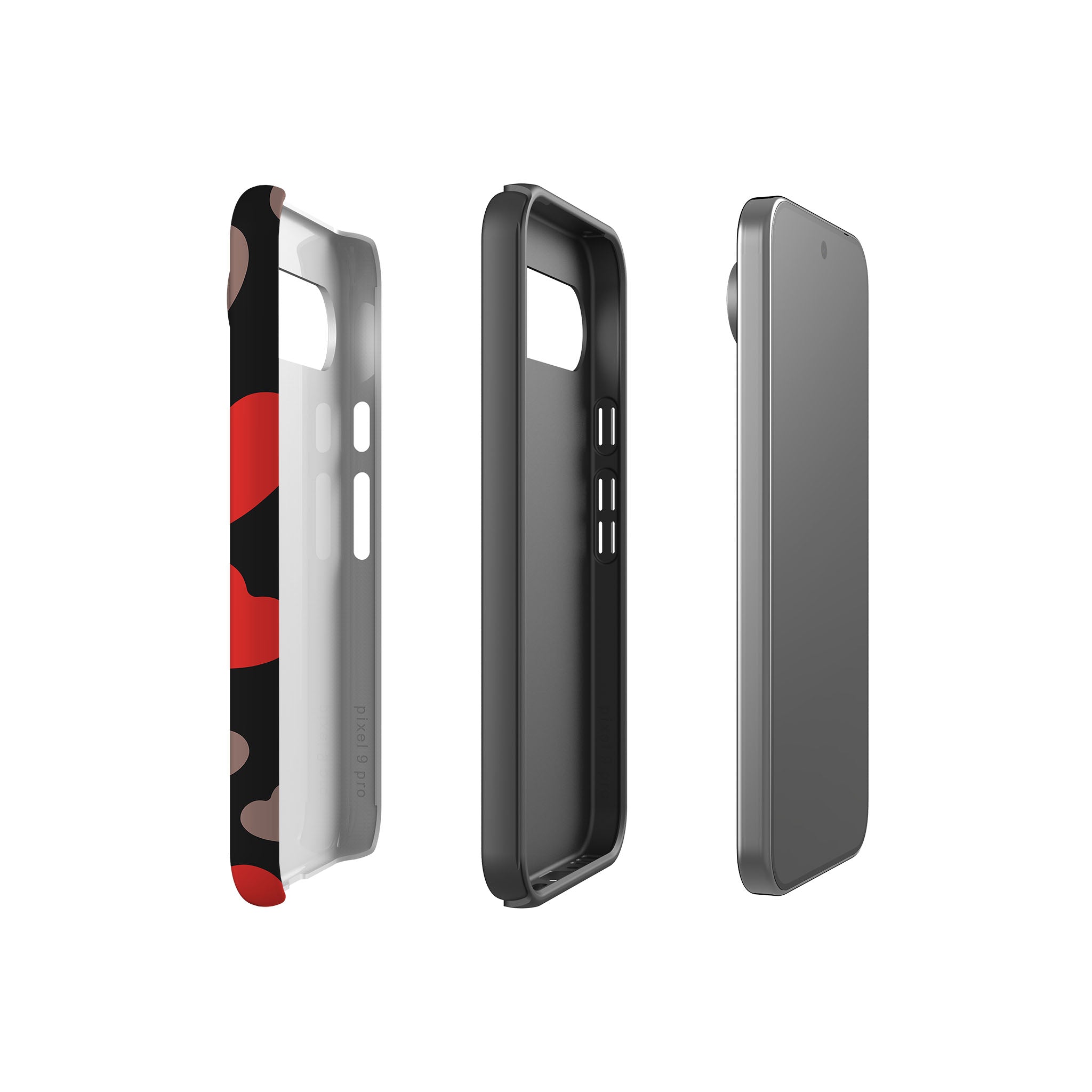 Red Hearts Tough Case for Google Pixel — Finnaij