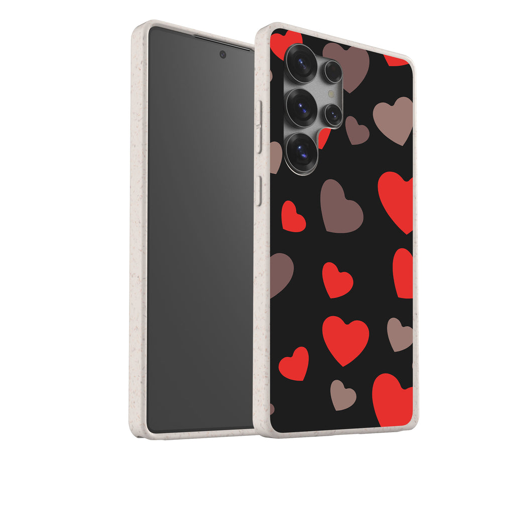 Red Hearts Bio-degradable Case for Samsung Galaxy — Finnaij