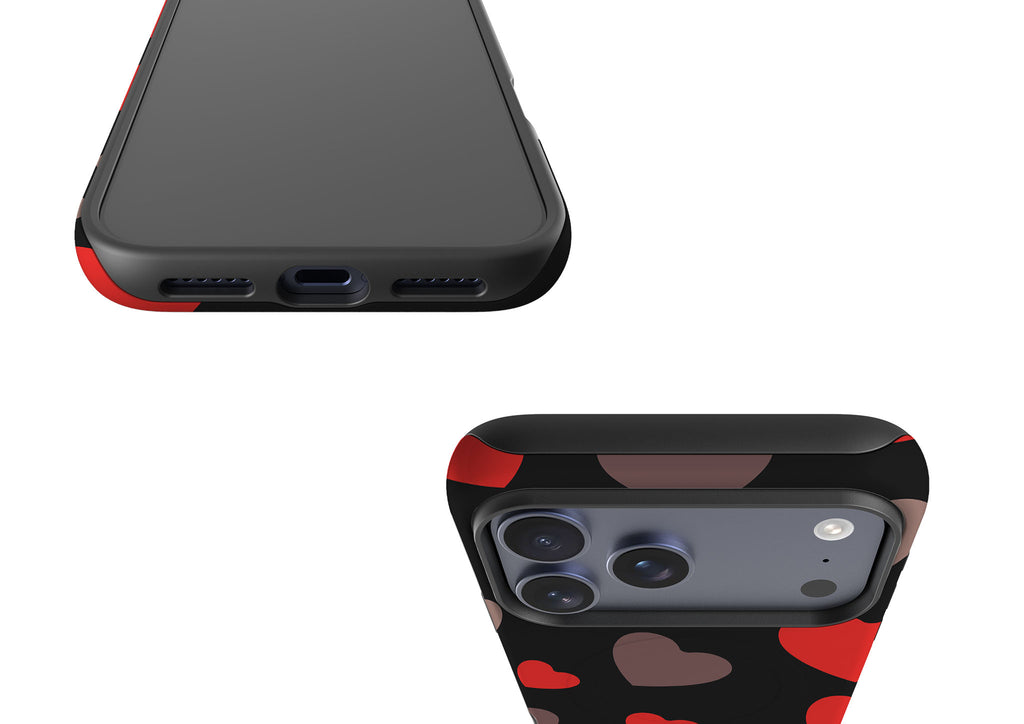 Red Hearts — Magsafe Tough Case for iPhone — Finnaij
