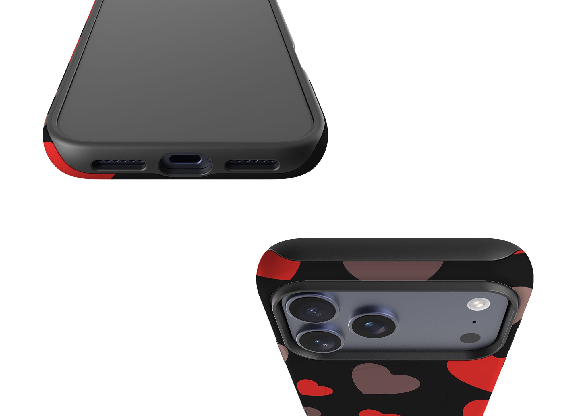 Red Hearts — Magsafe Tough Case for iPhone — Finnaij