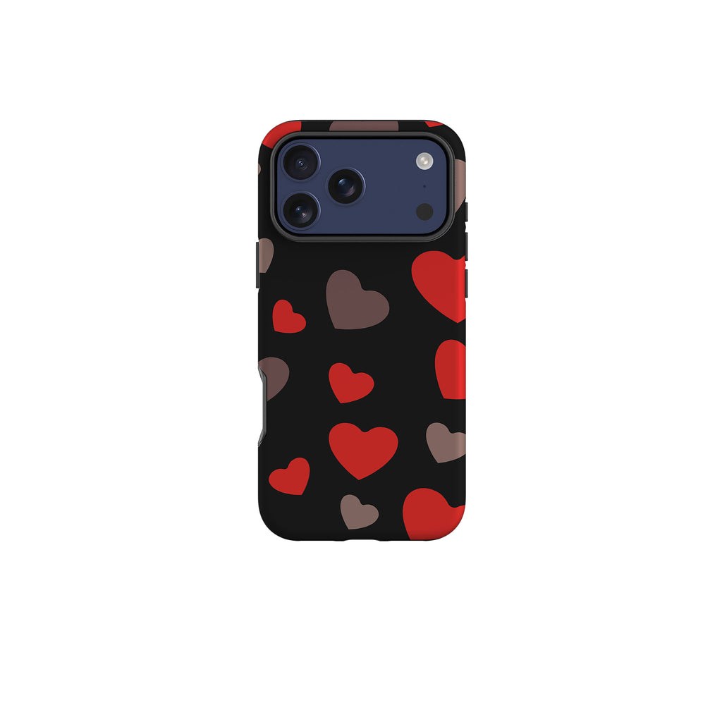 Red Hearts Tough Case for iPhone — Finnaij