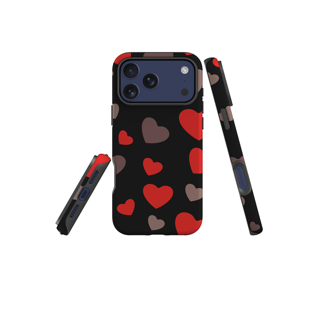 Red Hearts Tough Case for iPhone — Finnaij