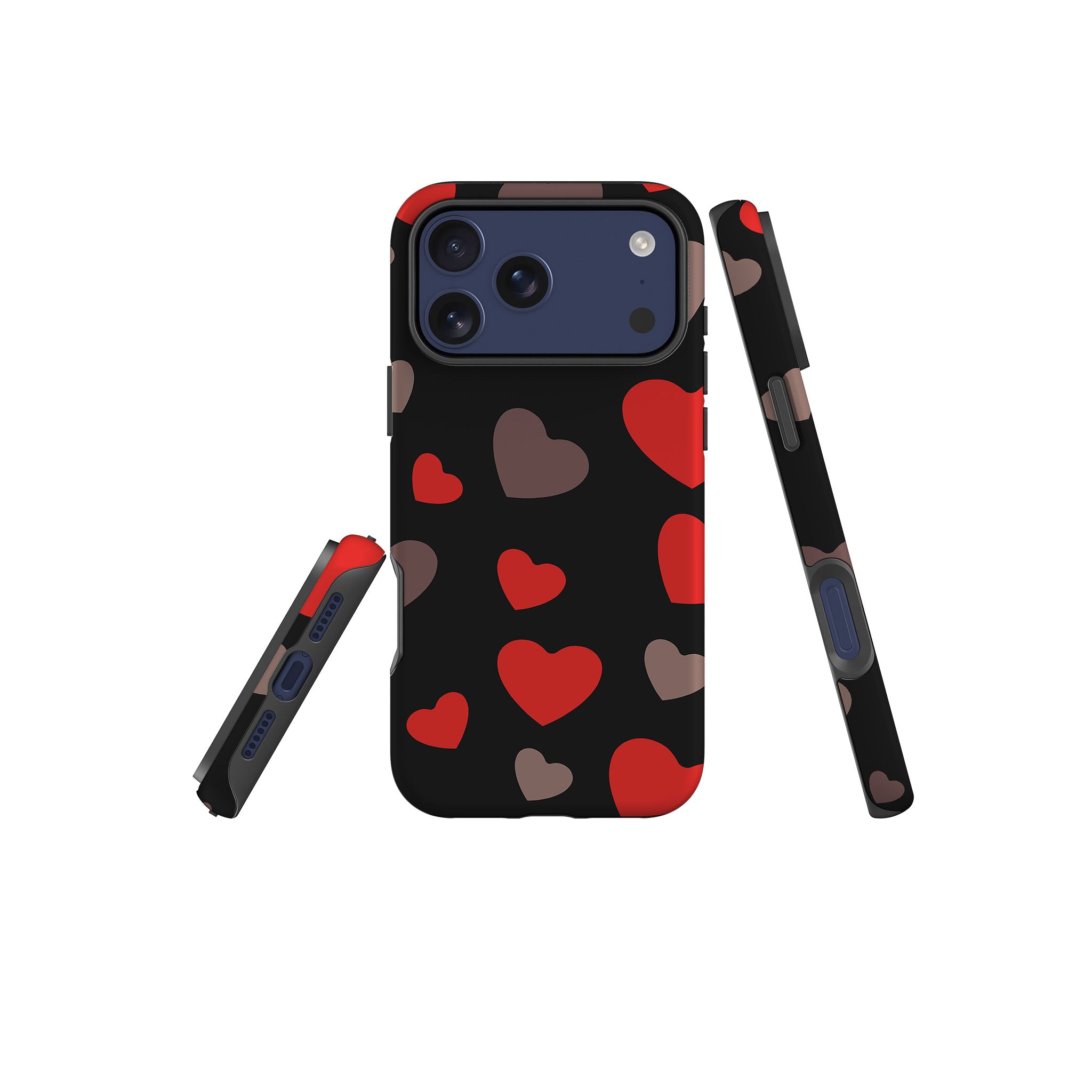 Red Hearts Tough Case for iPhone — Finnaij