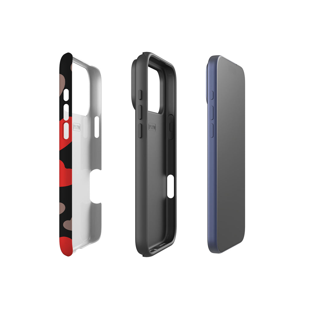 Red Hearts Tough Case for iPhone — Finnaij