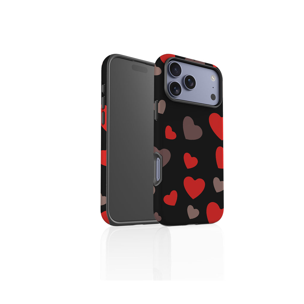 Red Hearts Tough Case for iPhone — Finnaij