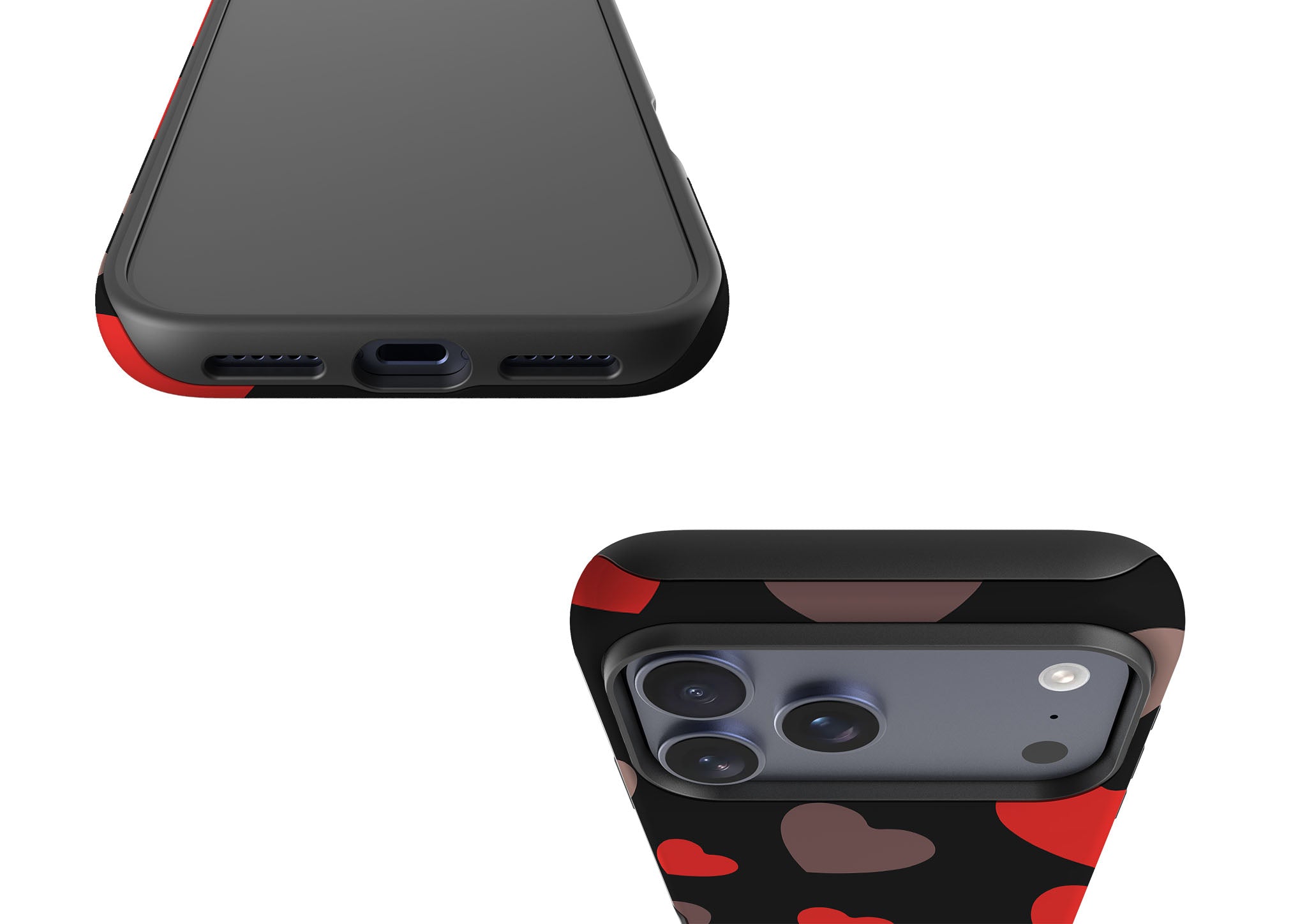 Red Hearts Tough Case for iPhone — Finnaij