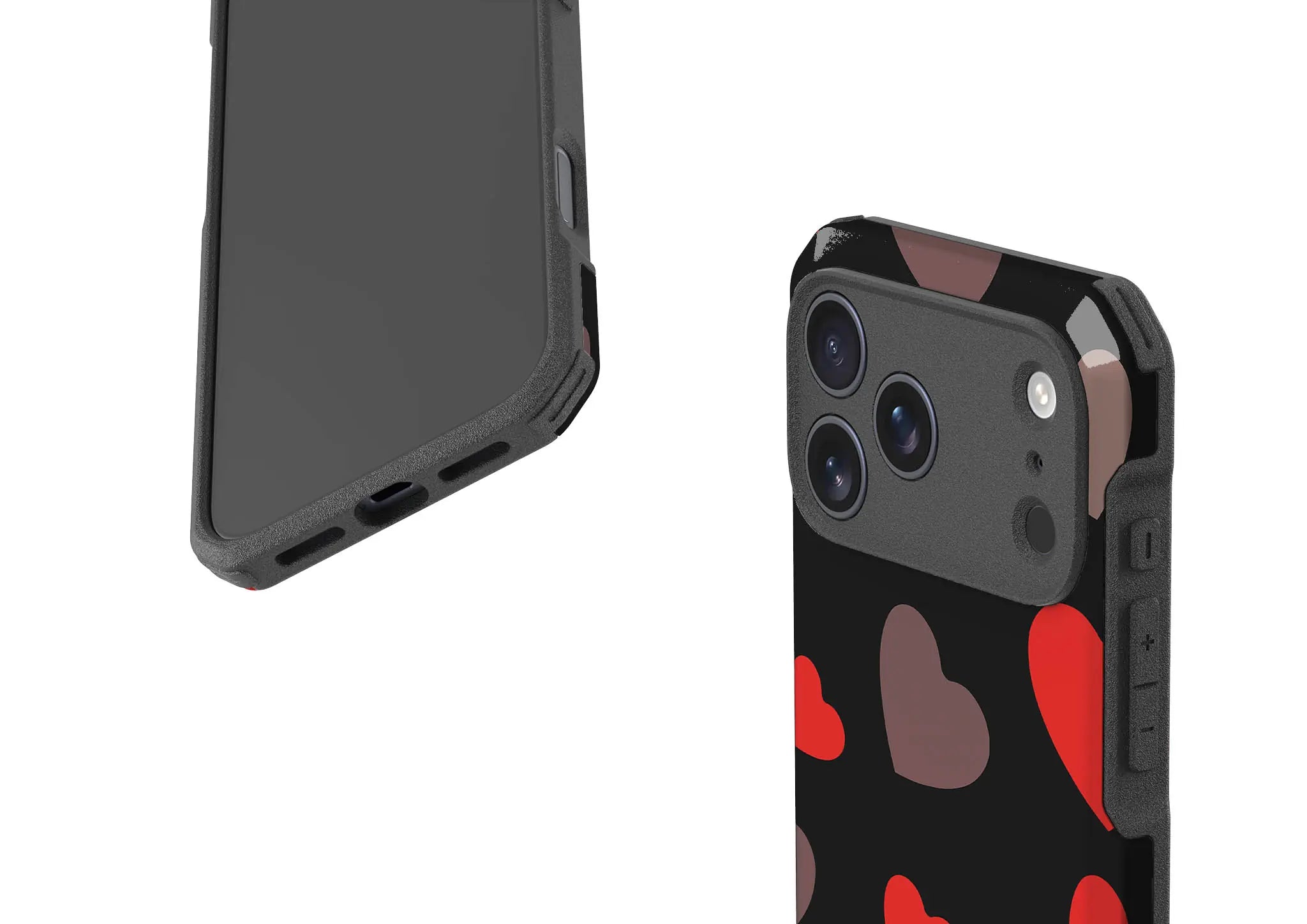 Red Hearts — Impact Armour MagSafe Case for iPhone — Finnaij