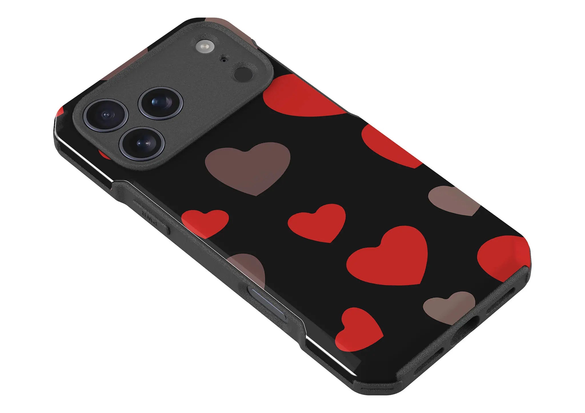Red Hearts — Impact Armour MagSafe Case for iPhone — Finnaij