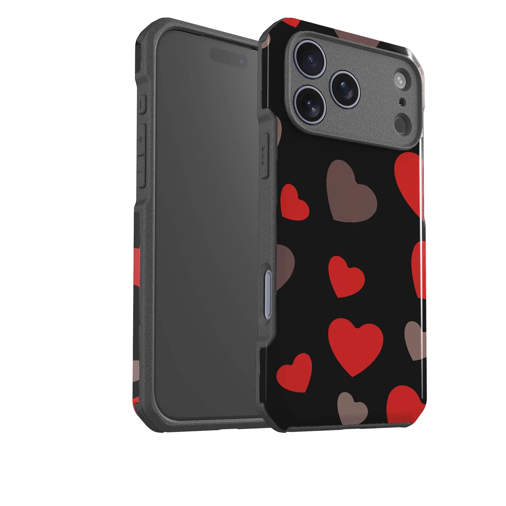 Red Hearts — Impact Armour MagSafe Case for iPhone — Finnaij