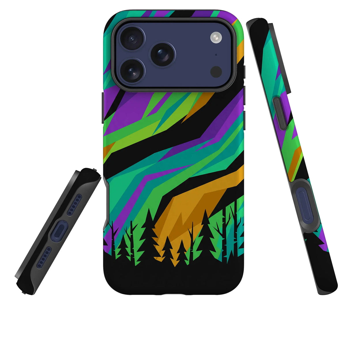 Revontule — Tough Case for iPhone — Three Quarter — Finnaij