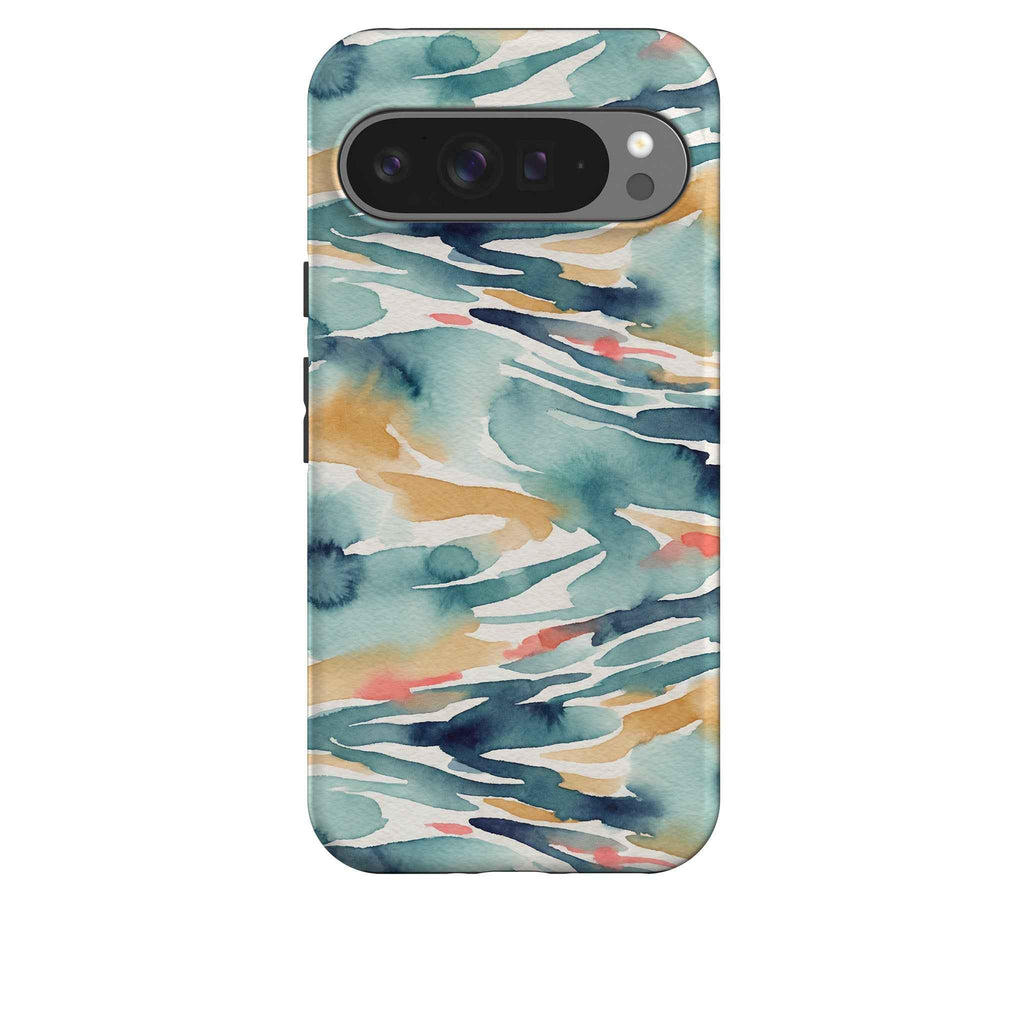 River Reflection Pattern Crop by Tobi Akinyemi — Tough Case for Google Pixel — Finnaij