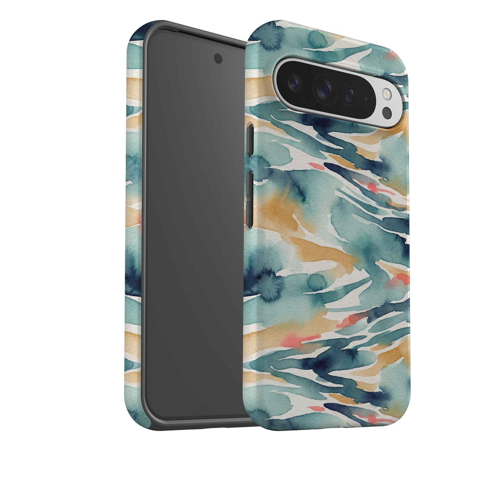 River Reflection Pattern Crop by Tobi Akinyemi — Tough Case for Google Pixel — Finnaij