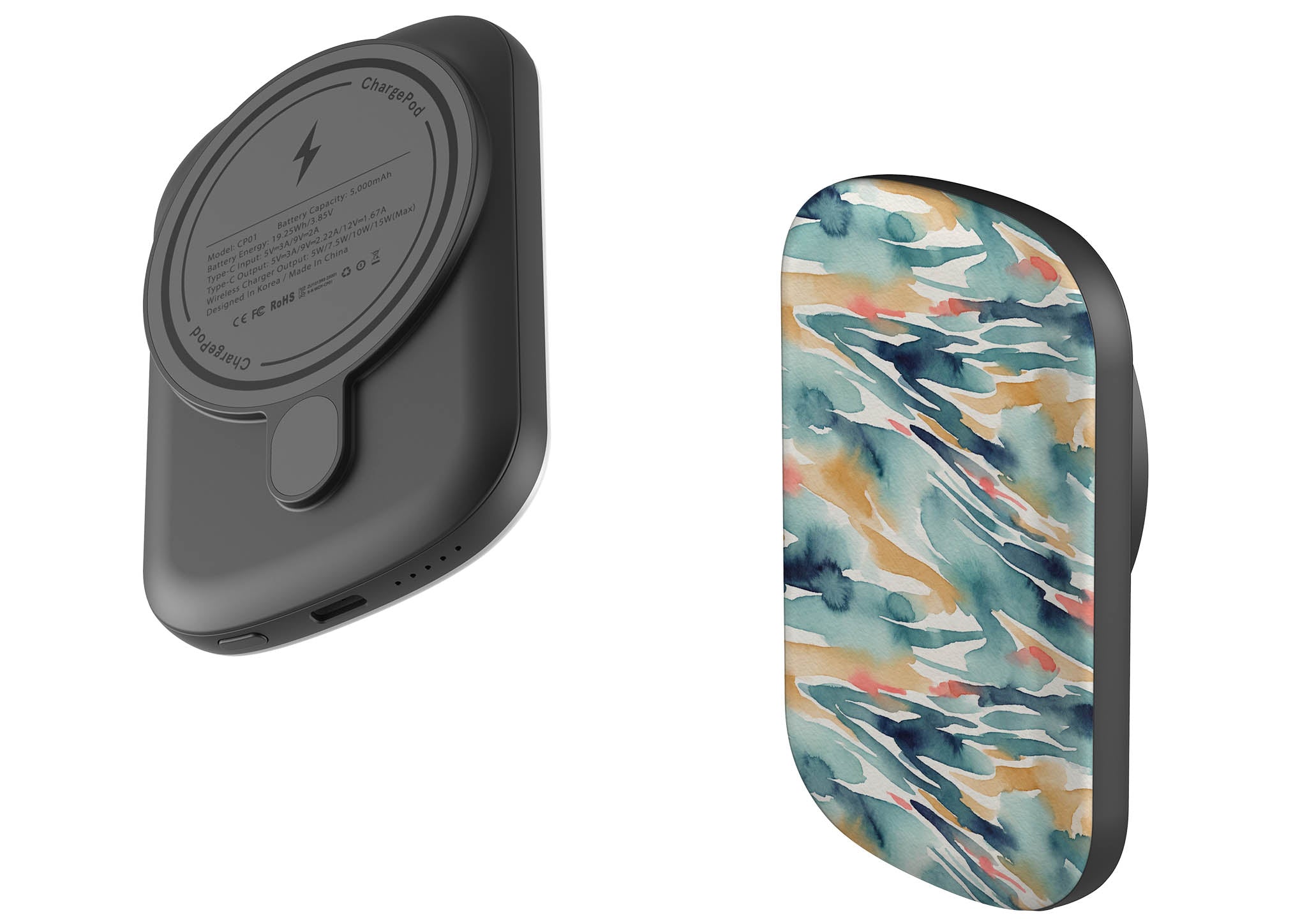 River Reflection Pattern Crop by Tobi Akinyemi — MagSafe CHARGEPOD — Finnaij