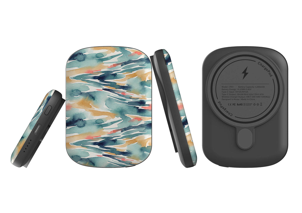 River Reflection Pattern Crop by Tobi Akinyemi — MagSafe CHARGEPOD — Finnaij