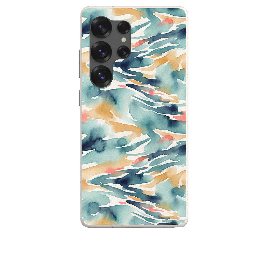 River Reflection Pattern Crop by Tobi Akinyemi — Galaxy Bio-degradable Case for Samsung Galaxy — Finnaij
