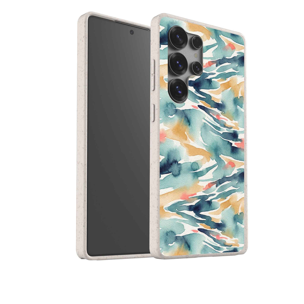 River Reflection Pattern Crop by Tobi Akinyemi — Galaxy Bio-degradable Case for Samsung Galaxy — Finnaij