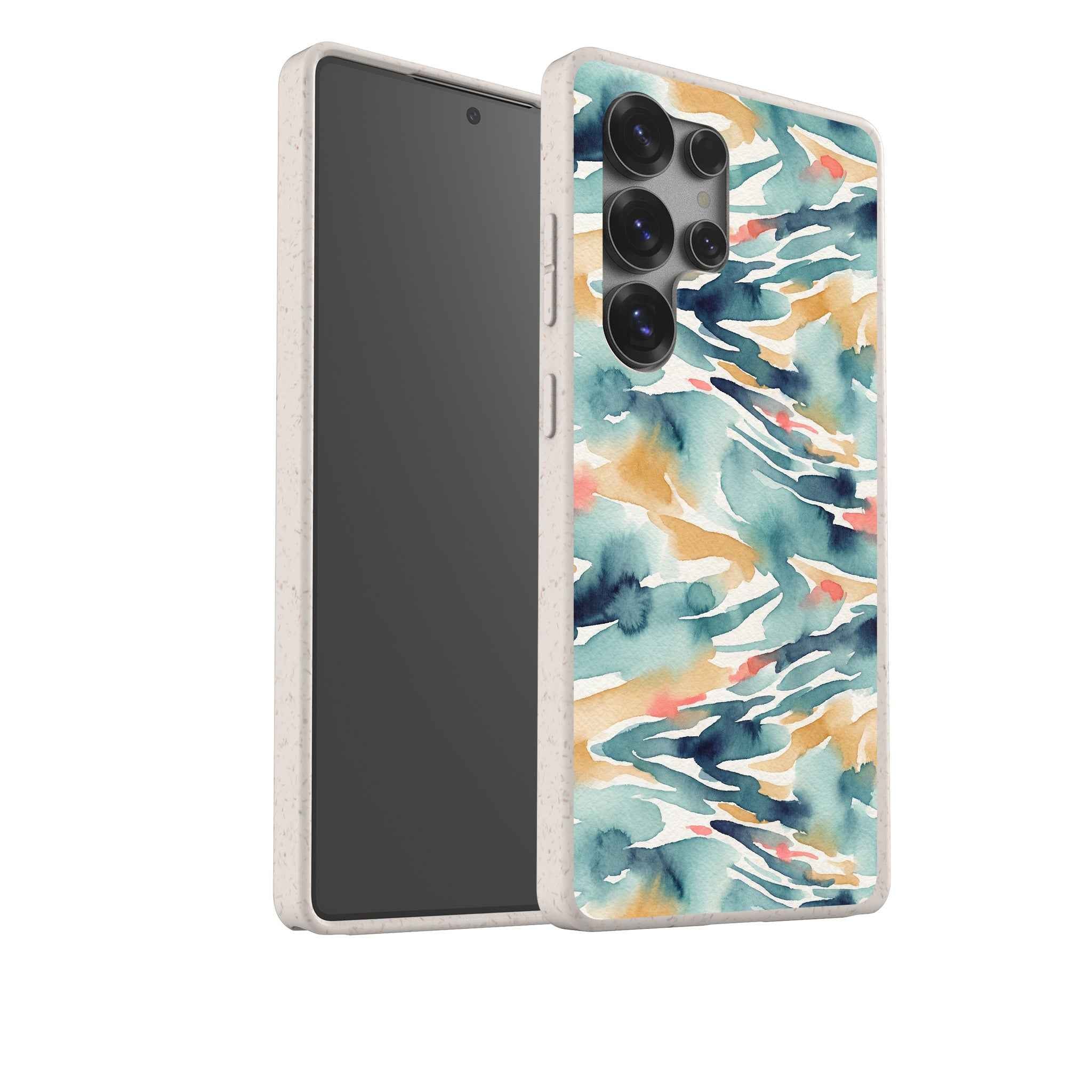 River Reflection Pattern Crop by Tobi Akinyemi — Galaxy Bio-degradable Case for Samsung Galaxy — Finnaij