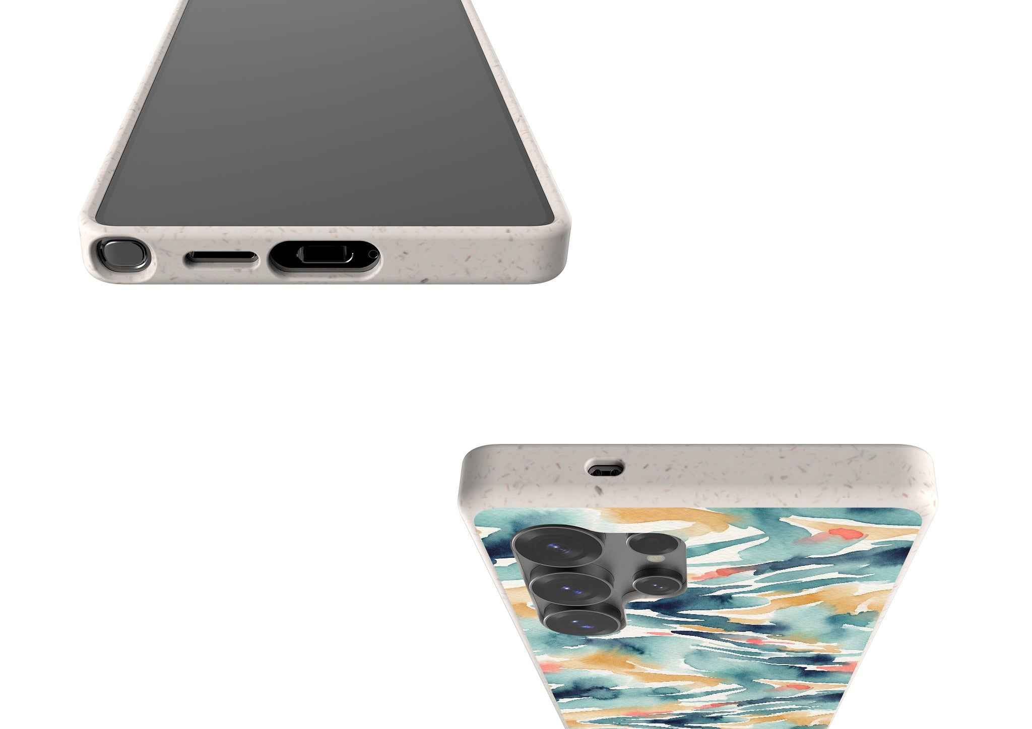 River Reflection Pattern Crop by Tobi Akinyemi — Galaxy Bio-degradable Case for Samsung Galaxy — Finnaij