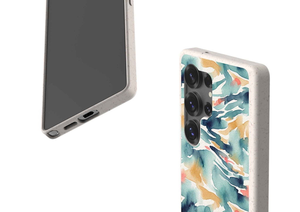 River Reflection Pattern Crop by Tobi Akinyemi — Galaxy Bio-degradable Case for Samsung Galaxy — Finnaij