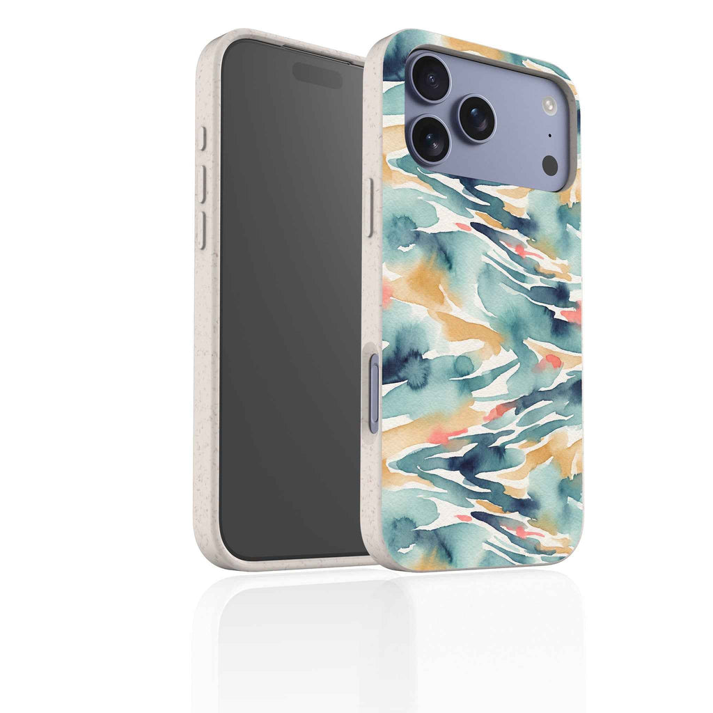 River Reflection Pattern Crop by Tobi Akinyemi — iPhone Bio-degradable Case — Finnaij