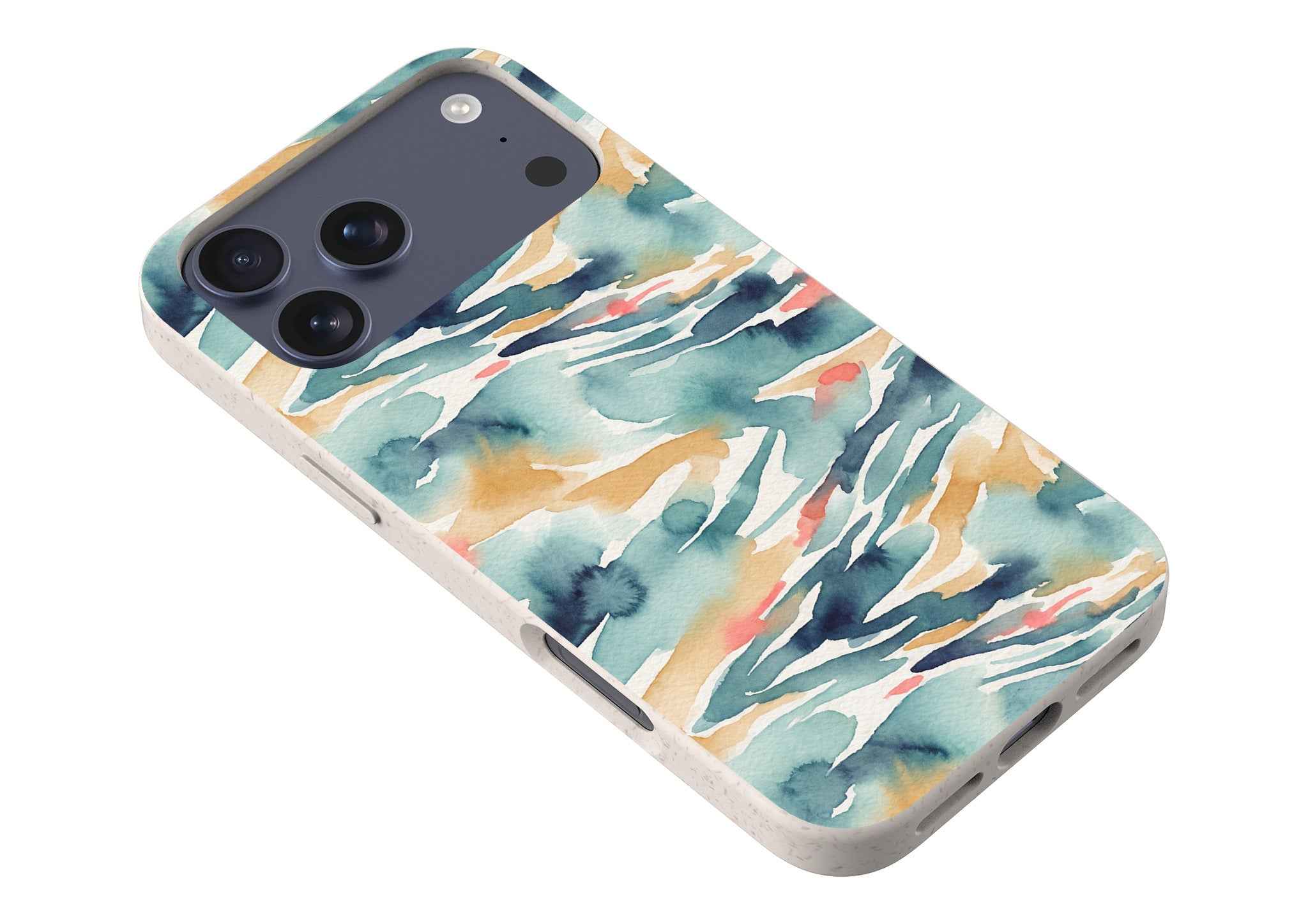 River Reflection Pattern Crop by Tobi Akinyemi — iPhone Bio-degradable Case — Finnaij