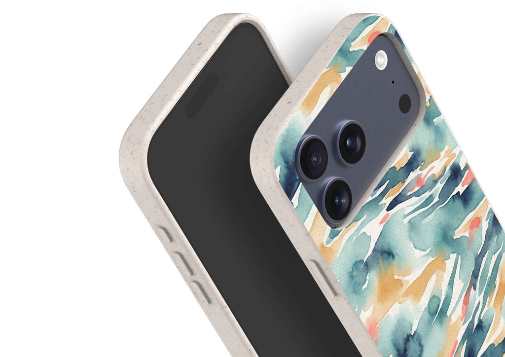 River Reflection Pattern Crop by Tobi Akinyemi — iPhone Bio-degradable Case — Finnaij