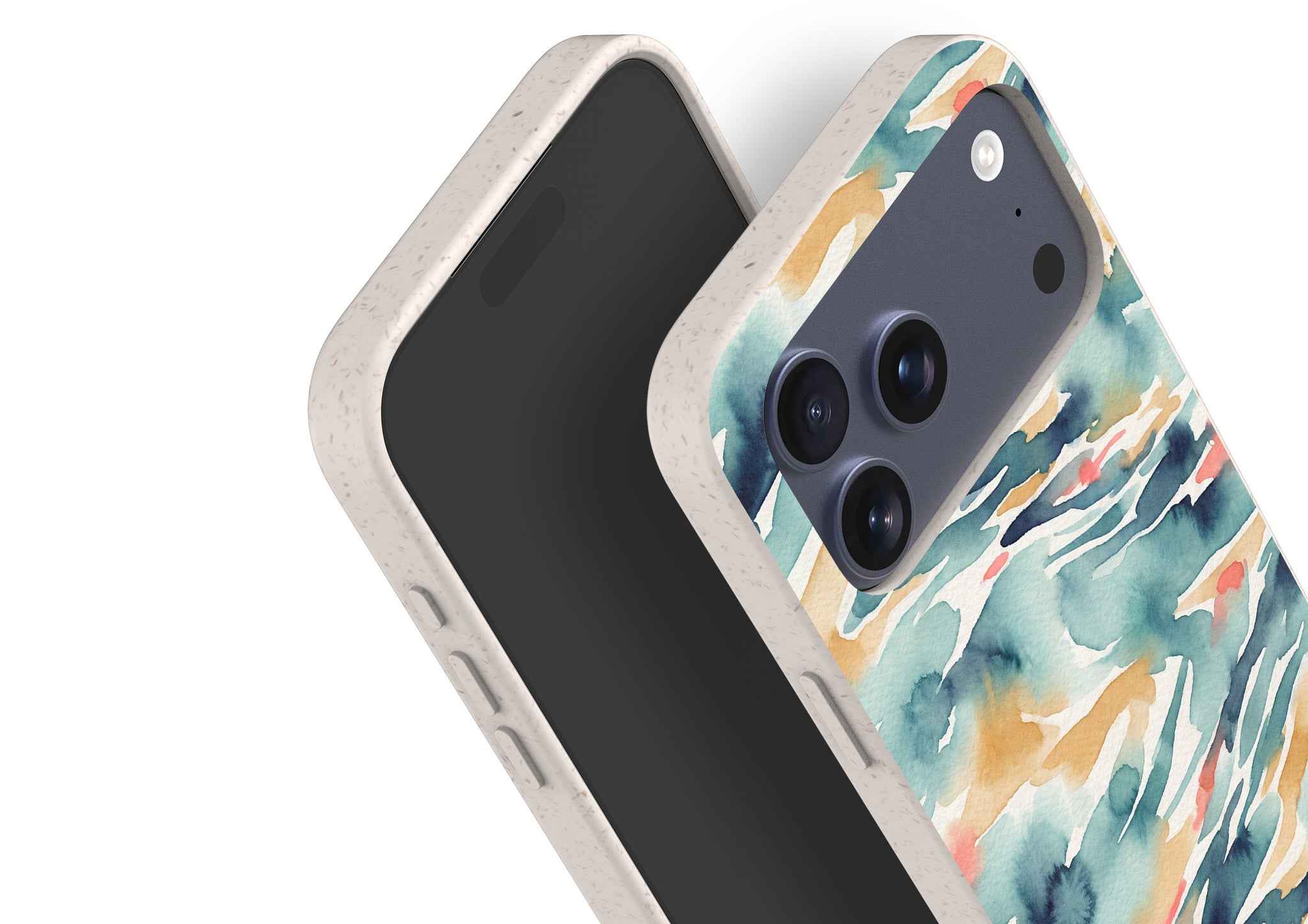 River Reflection Pattern Crop by Tobi Akinyemi — iPhone Bio-degradable Case — Finnaij