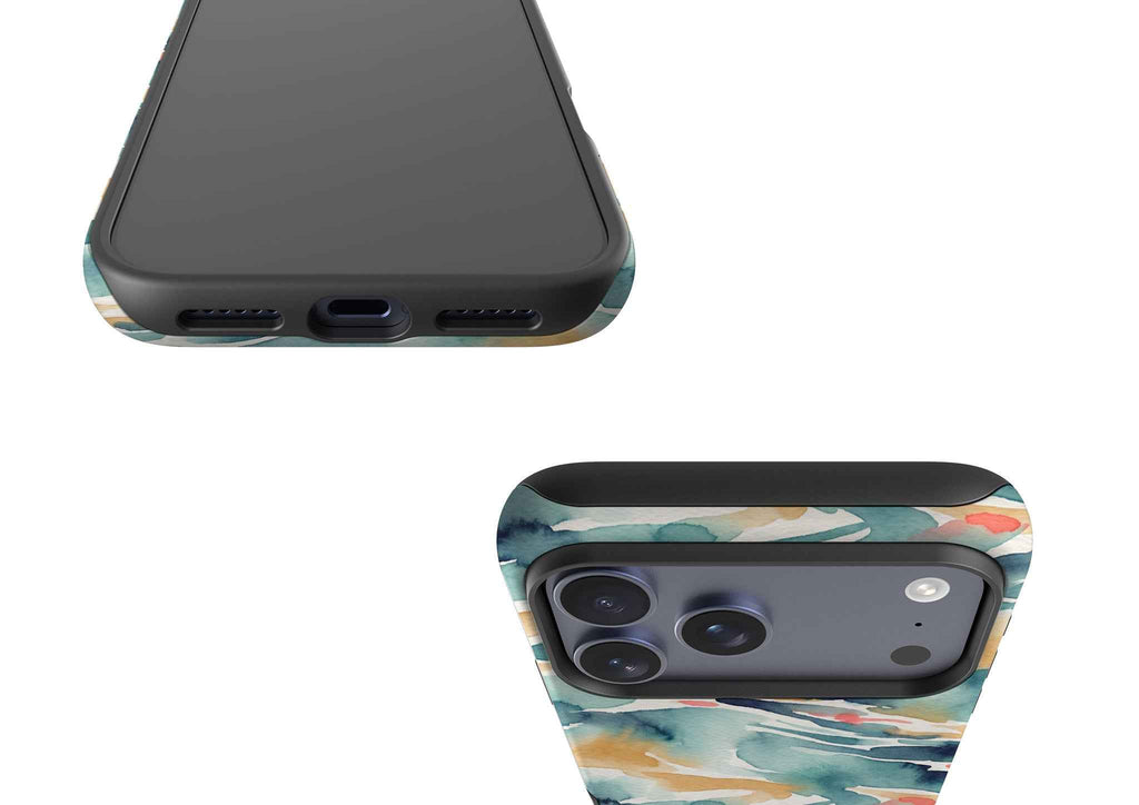 River Reflection Pattern Crop by Tobi Akinyemi — Tough Case for iPhone — Finnaij