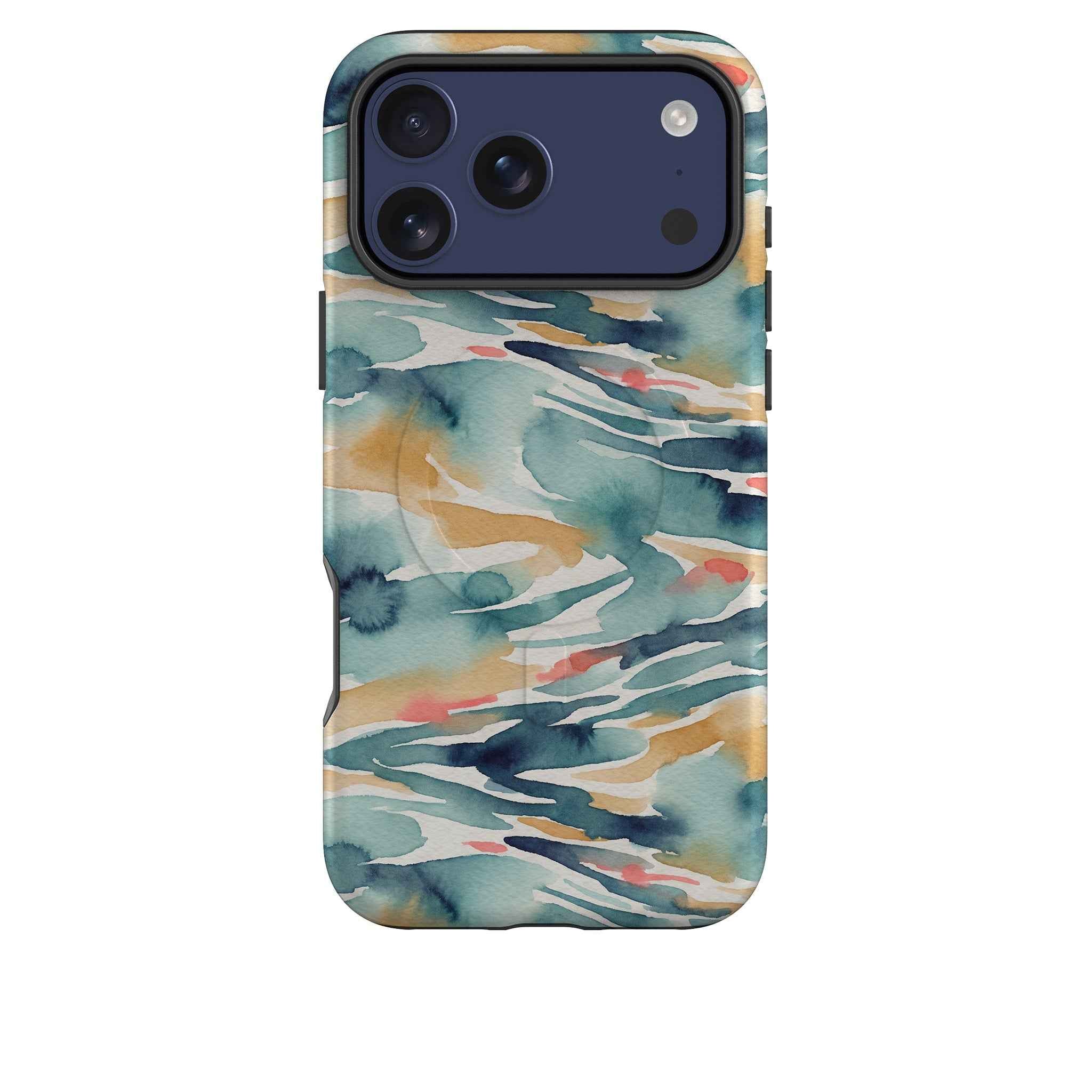 River Reflection Pattern Crop by Tobi Akinyemi — MagSafe Tough Case for iPhone — Finnaij