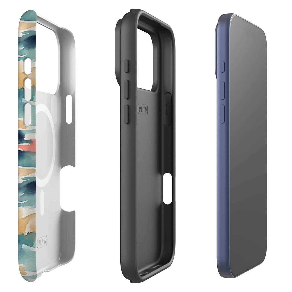 River Reflection Pattern Crop by Tobi Akinyemi — MagSafe Tough Case for iPhone — Finnaij
