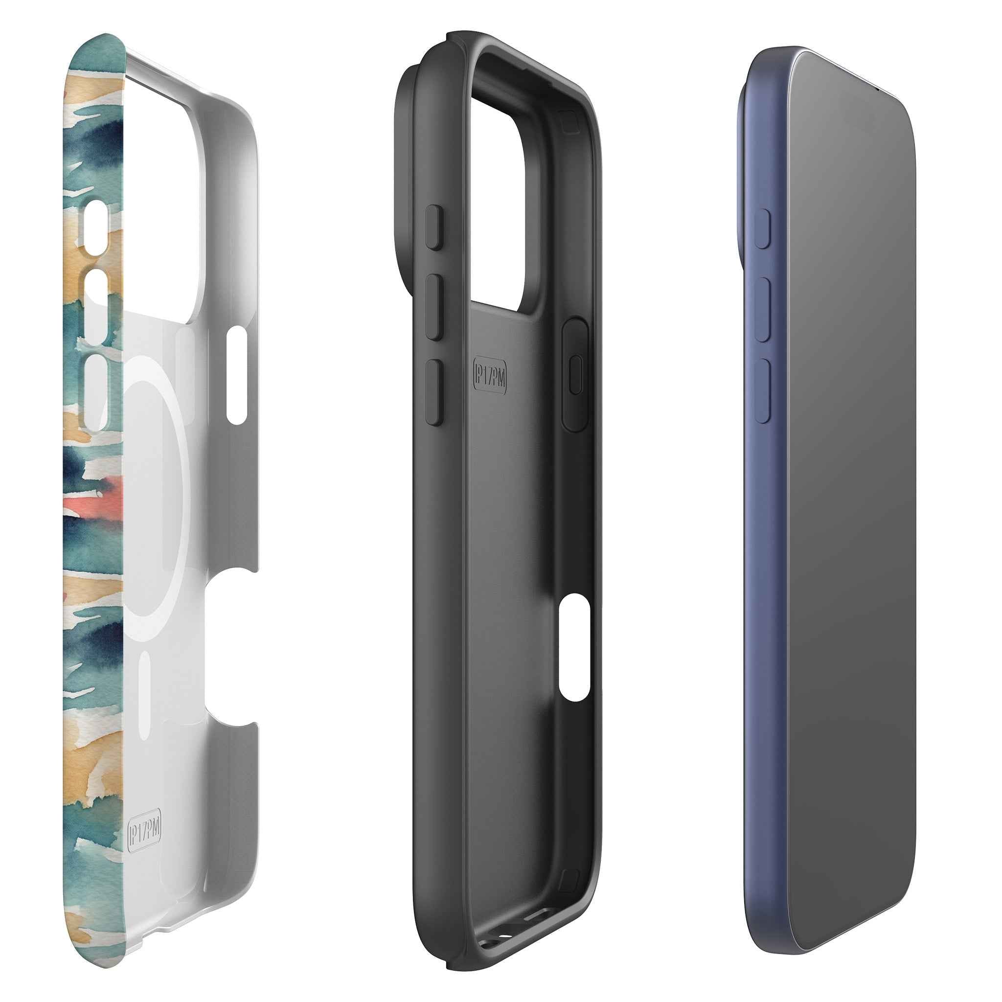 River Reflection Pattern Crop by Tobi Akinyemi — MagSafe Tough Case for iPhone — Finnaij