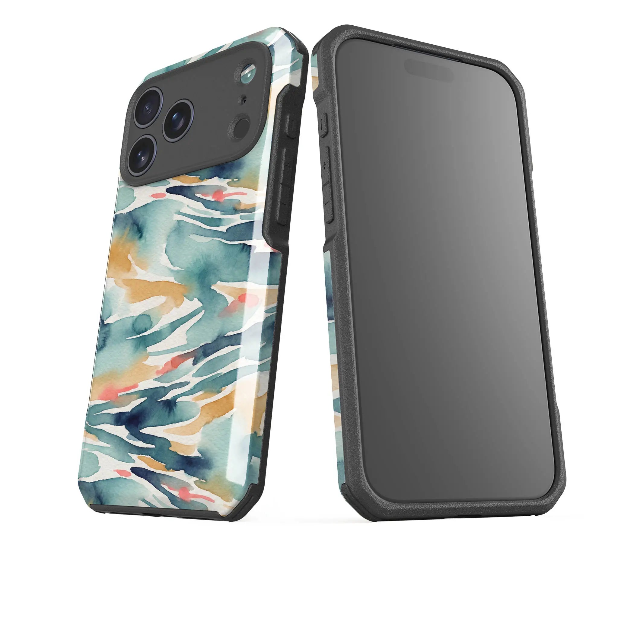 River Reflection Pattern Crop by Tobi Akinyemi — Impact Armour MagSafe Case for iPhone — Finnaij