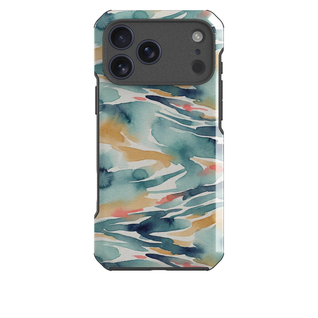 River Reflection Pattern Crop by Tobi Akinyemi — Impact Armour MagSafe Case for iPhone — Finnaij