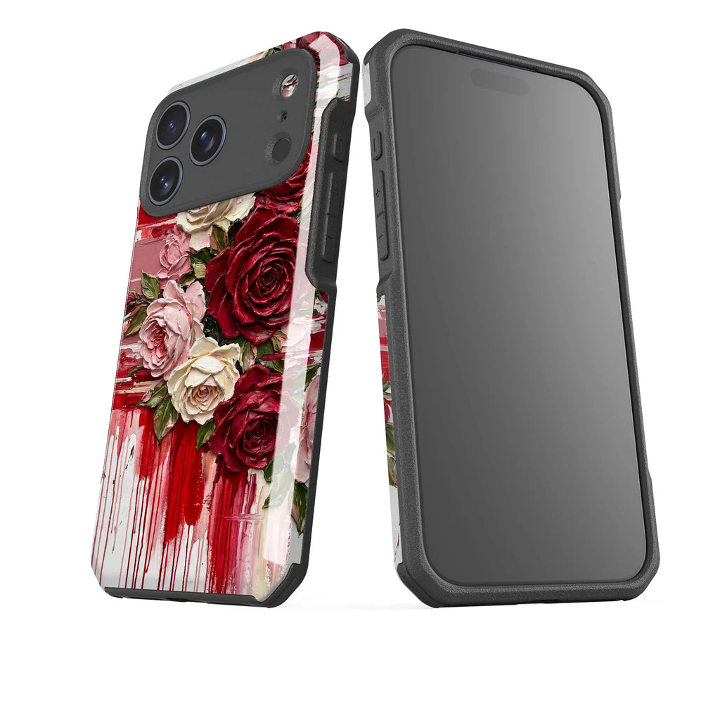 Roses by Frida Lövström — Impact Armour MagSafe Case for iPhone — Finnaij