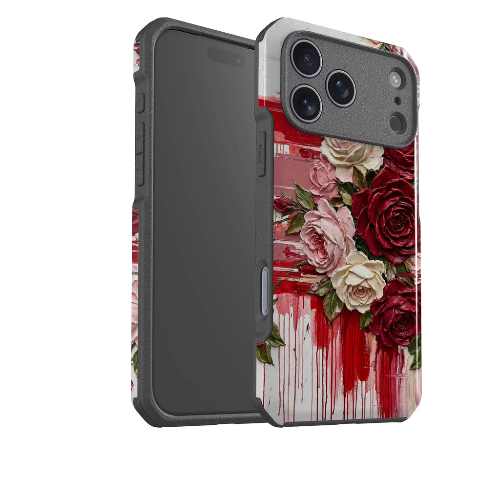 Roses by Frida Lövström — Impact Armour MagSafe Case for iPhone — Finnaij