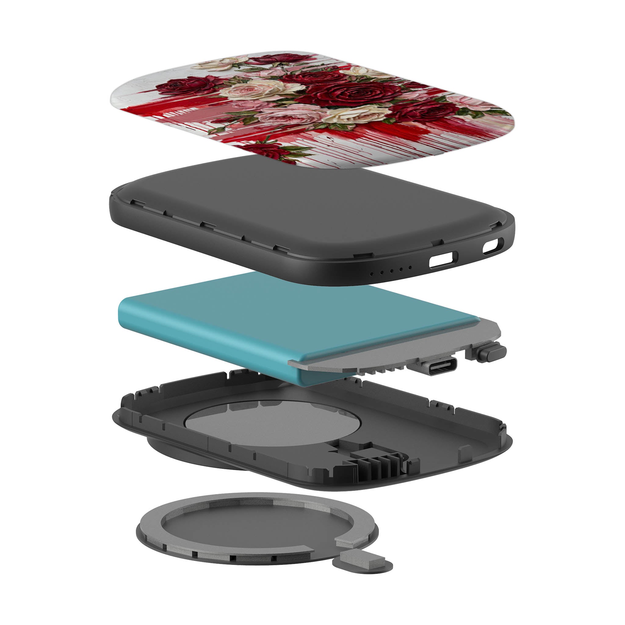 Roses by Frida Lövström — MagSafe CHARGEPOD — Finnaij