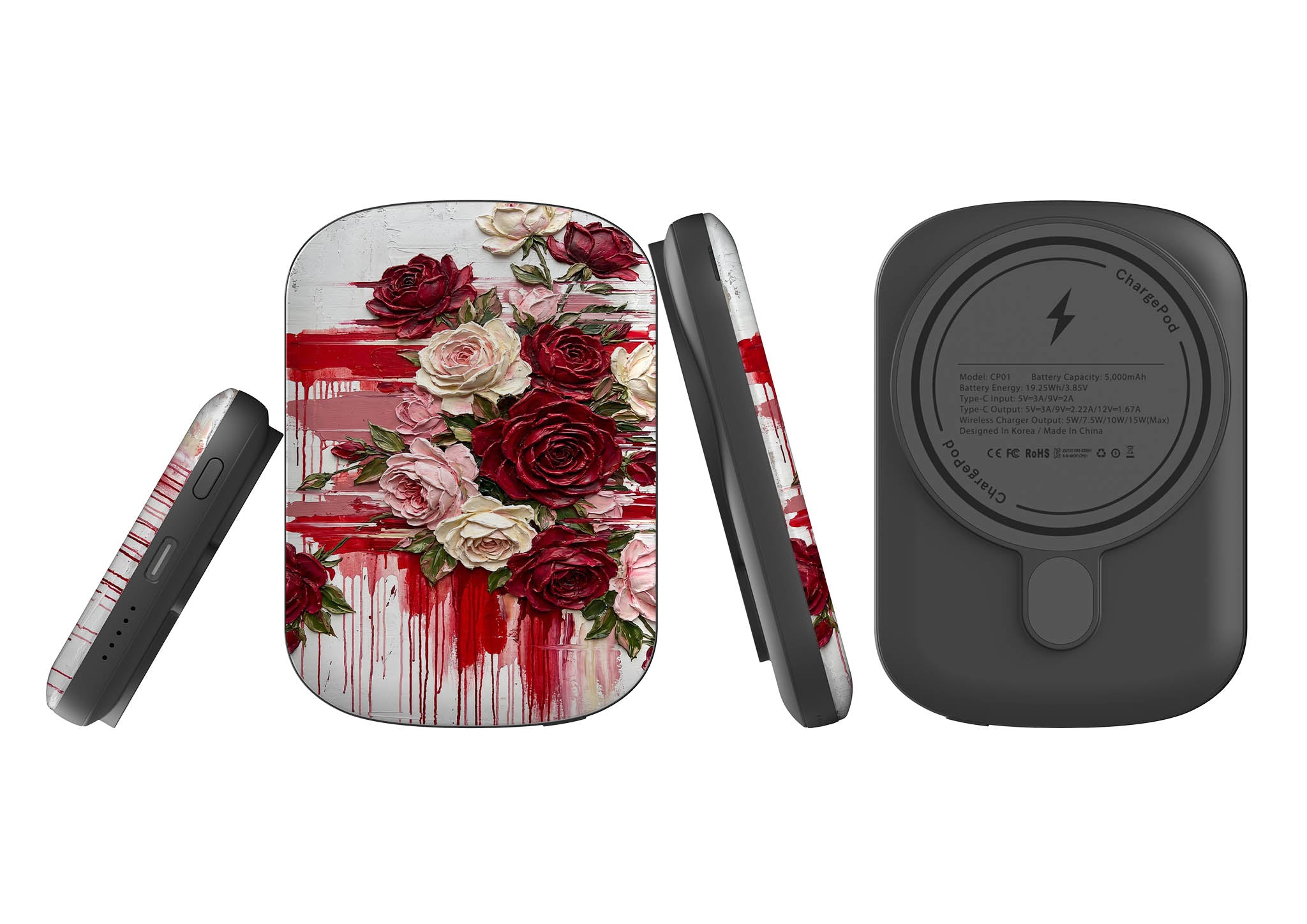Roses by Frida Lövström — MagSafe CHARGEPOD — Finnaij